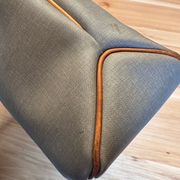 Christian Dior Vintage Diorissimo Carryall Grey Coated Canvas & Vachetta Tote - Picture 10 of 16